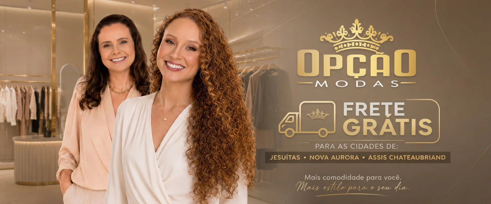 Frete grátis para Jesuítas, Nova Aurora e Assis Chateaubriand